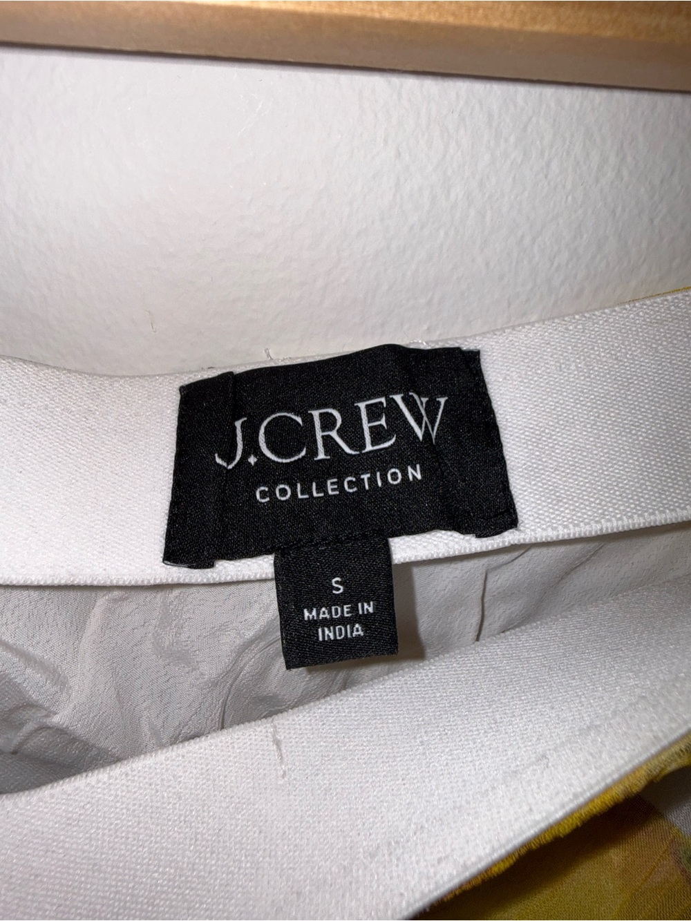 J. Crew White Skirt with Yellow Lemon Print - Picture 4 of 4